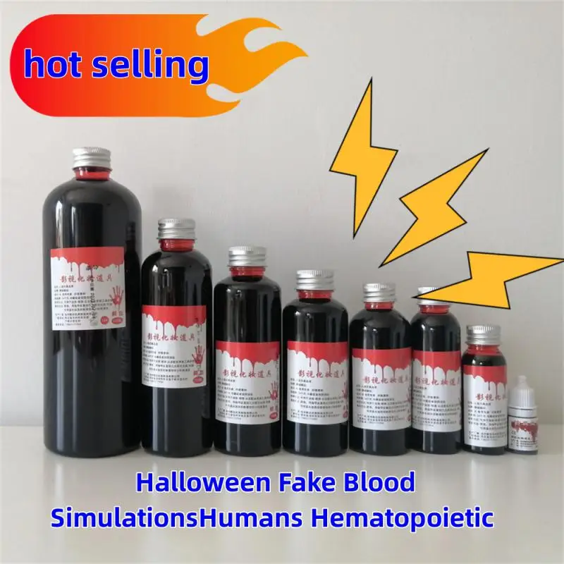 Halloween Fake Blood / Simulations Human Vampire Humans Teeth Hematopoietic / Props Vomiting Edible Pulpbtmv Cos Ultra-realistic