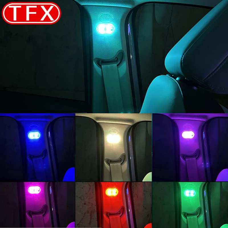 

For ORA Funky Cat 2021-2023 Funky Cat GT Car Styling Atmosphere Lights Wiring Free Seven Color Lights Auto Interior Accessories