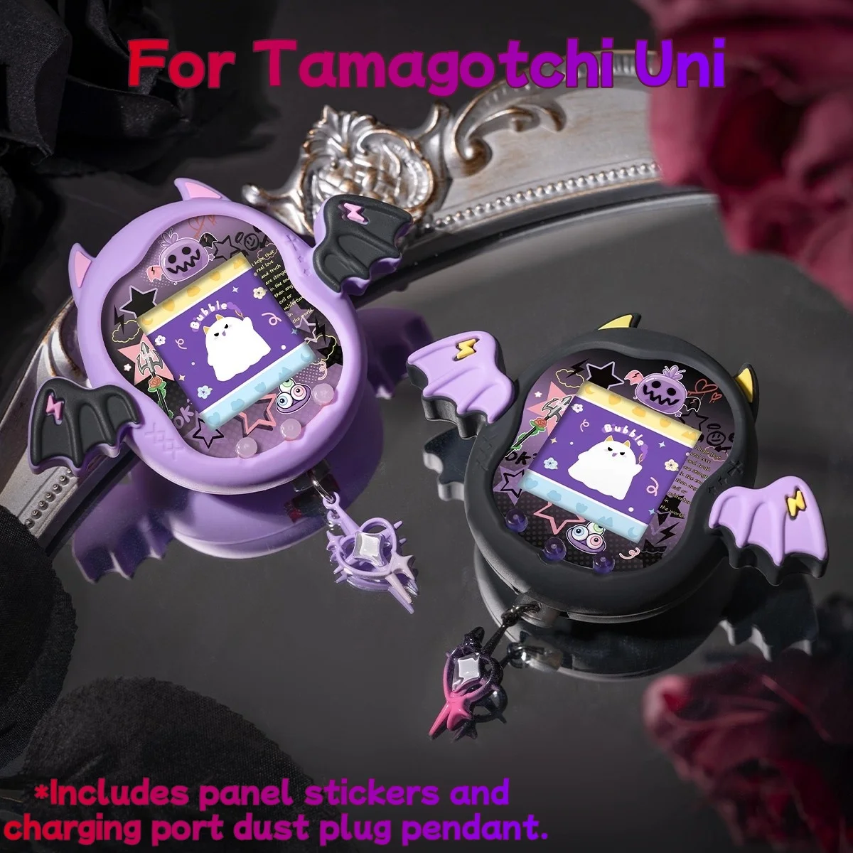 For Tamagotchi Uni Protective Case Little Devil Halloween Design