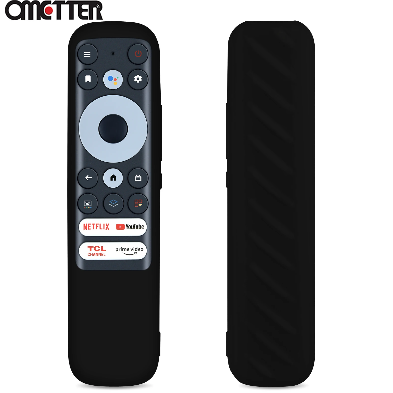 New Remote Cover for TCL Google Smart TV Remote Control RC902N FMR1 R646 R754 S546 S356 Silicone Glow Case black