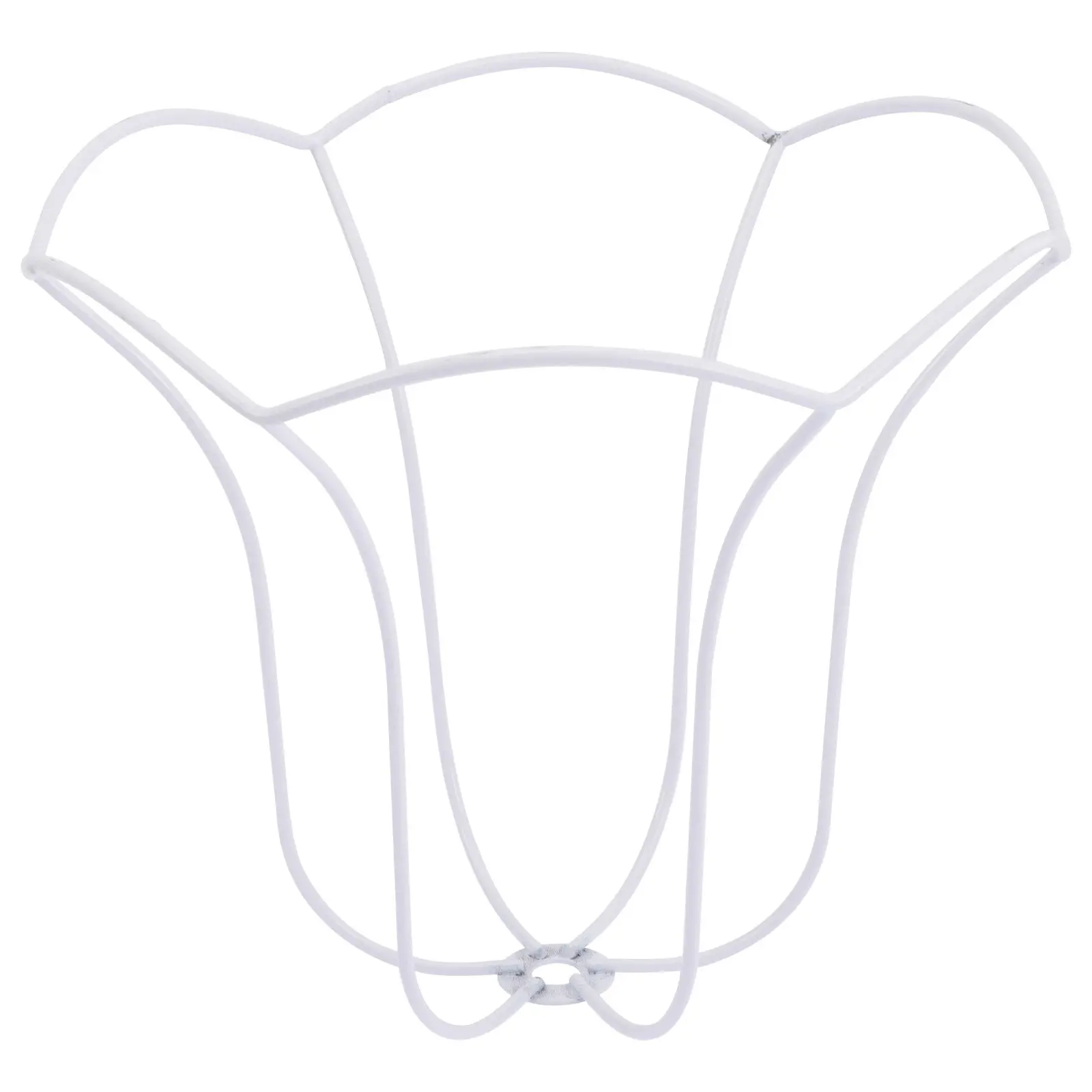 Iron DIY Lampshade Frame Sturdy Lamp Rack for Table Floor Crystal Chandelier Lights Lampshade Frame Lights Shade Bracket