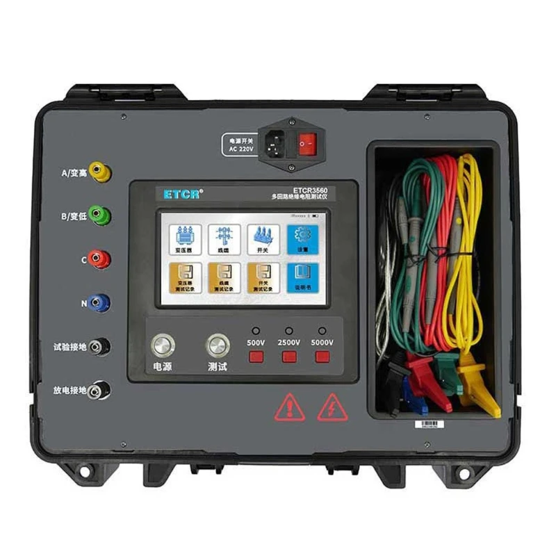 3560 multi-loop insulation resistance tester/multi-loop megohmmeter high voltage insulation resistance