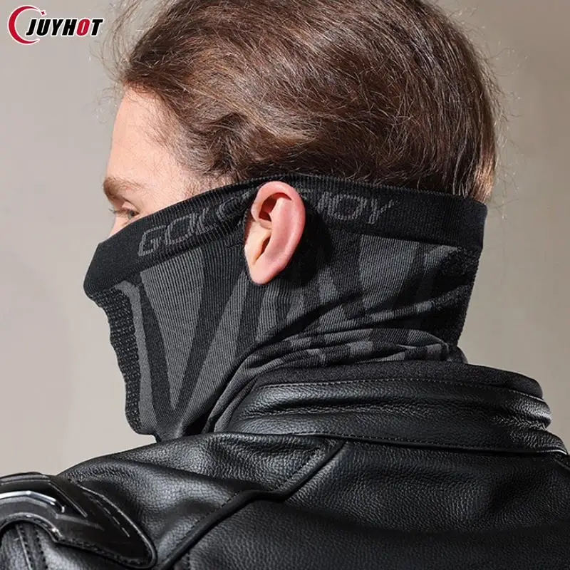 Winter Thermal Face Bandana Mask Cover Neck Warmer Gaiter Bicycle Cycling Ski Tube Scarf Hiking Breathable Masks Print Women Men