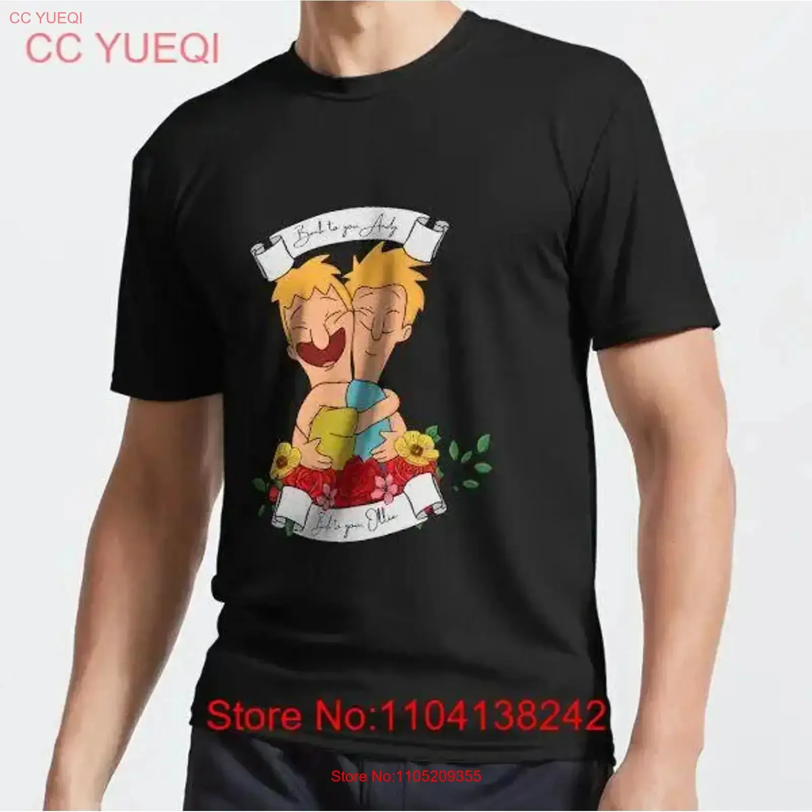 

ПОПУЛЯРНАЯ футболка Burger Family Andy and Ollie с забавным юмором и активным рисунком, винтажная стираная удобная повседневная модная уличная одежда