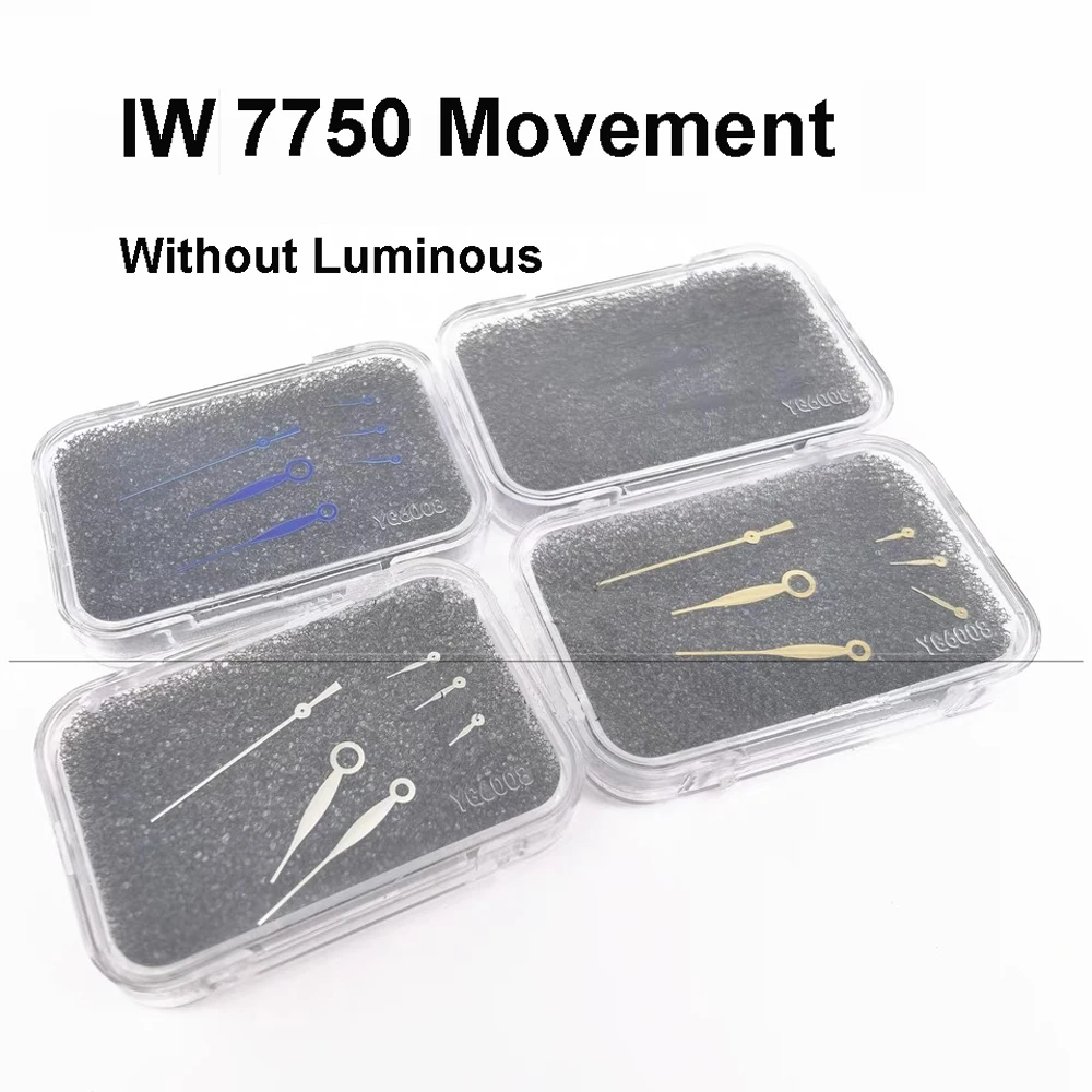 Suitable for 7750 Movement, Suitable for IW391007 Pointer White Gold Rose Blue Black Six Small Second Hands Watch Accessory