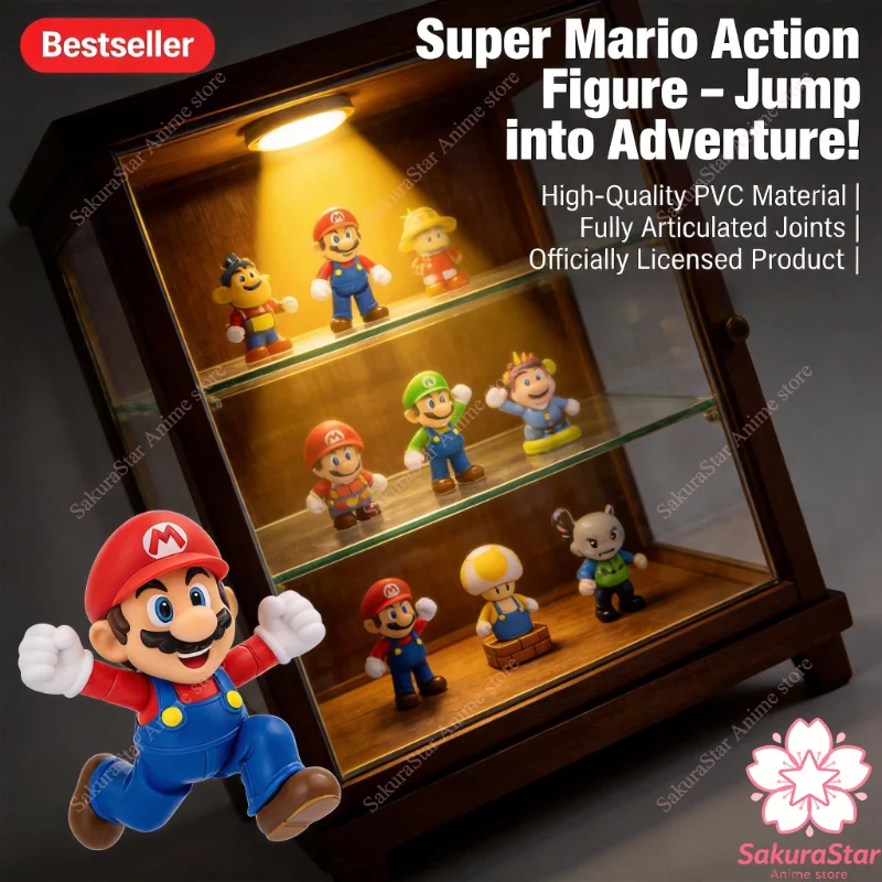 【En stock】Bandai S.H.Figuarts Mario y Luigi Play Set Super Mario Figura de acción articulada coleccionable