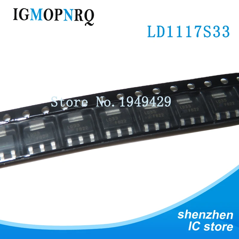 10Pcs Ld1117S33 Sot… - image