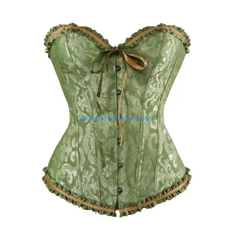 573B Gothic Bridal Bustier Corset Top Breathable Nylon Fabric Supportive Full Coverage Corset For Evening Occasion