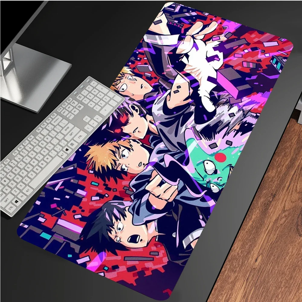 

Mob Psycho 100 Unique Desktop Anime Pad Game Mousepad Gaming Accessory Mouse Pad Gamer Large Deak Mat 80x30cm For LOL CS Go Rug