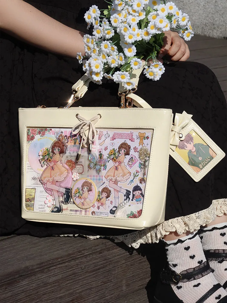 Japanese Original Set of Large Food Volume Lta Bag Shoulder Bag Ladies Millet Elegant Style Lolita Daily Tote Bags  for Women