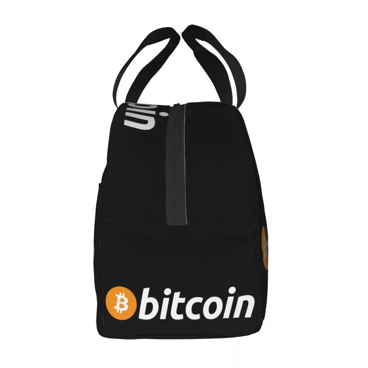 Bolsa de almuerzo de Bitcoin Dogecoin, bolsa de almuerzo de aislamiento, paquete de comida, bolso de mano