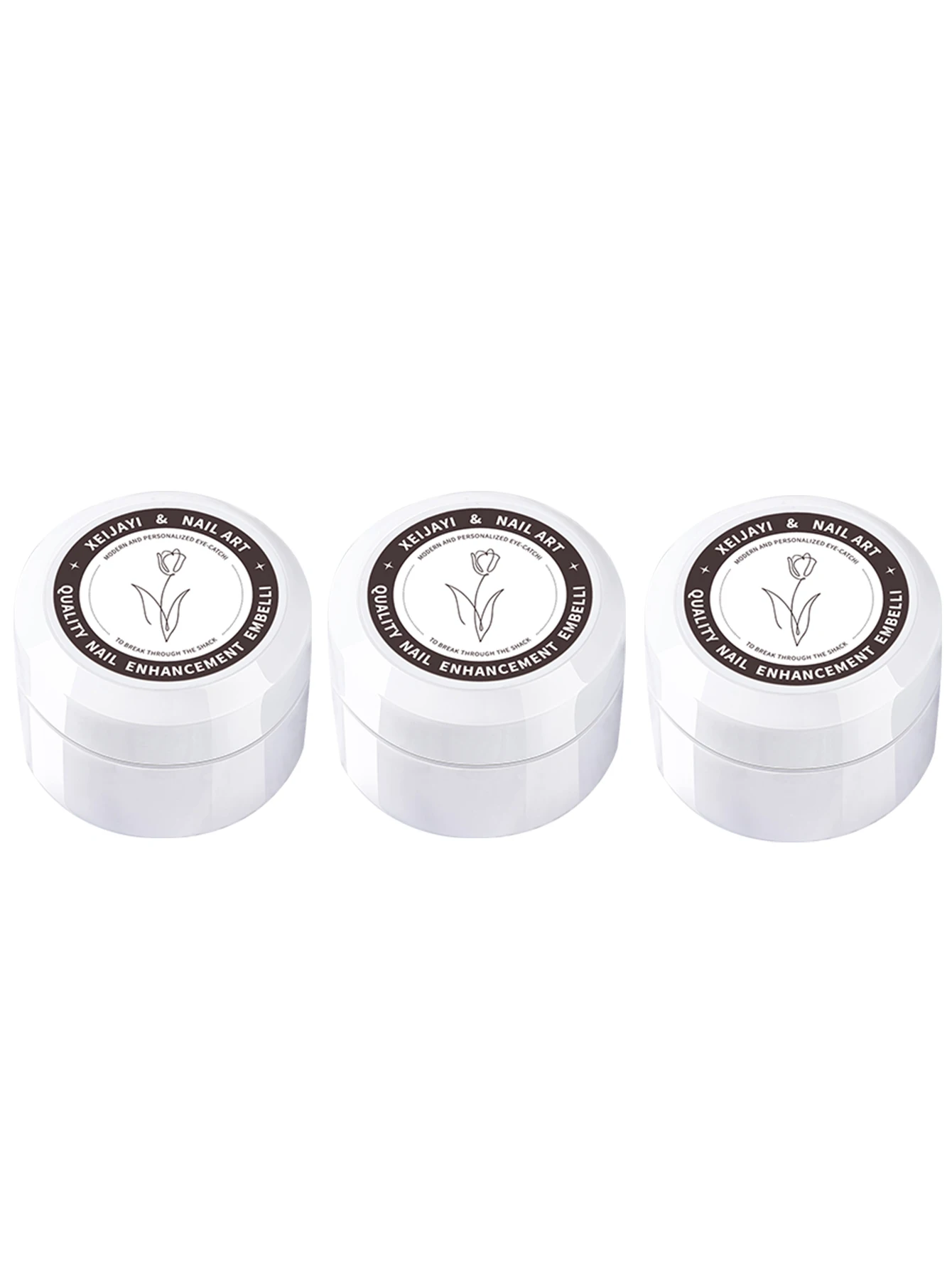 طلاء أظافر جل عين القطة 3 ألوان 5 جرام - ورنيش مغناطيسي للأشعة فوق البنفسجية/LED للتقليم المذهل