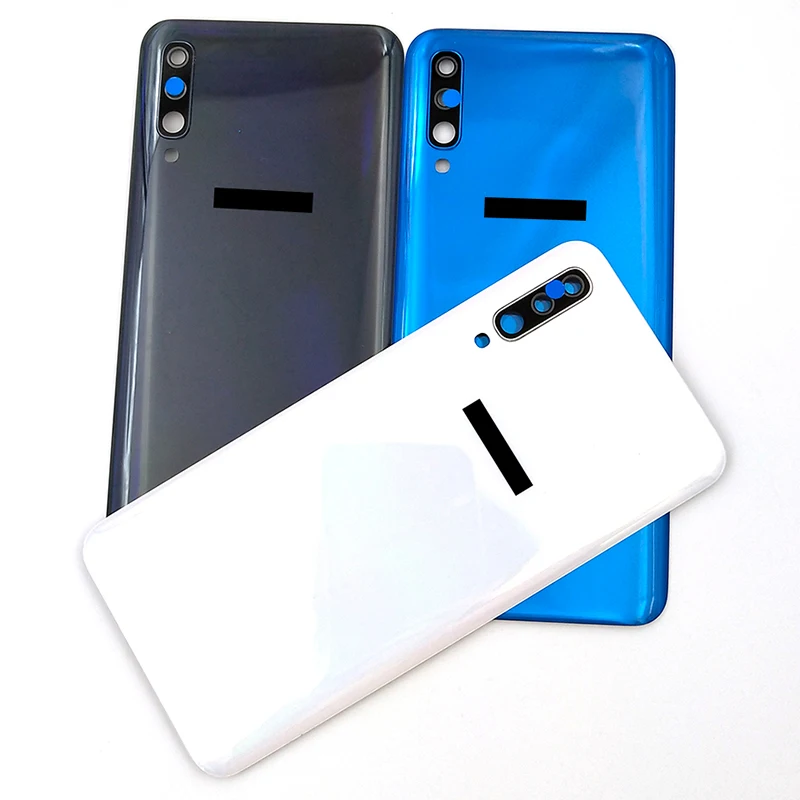 Middle Frame For Samsung Galaxy A50 2019 A505 SM-A505F Housing Middle Frame Battery Cover Back Panel Rear Door With SIM Card Tra image 3