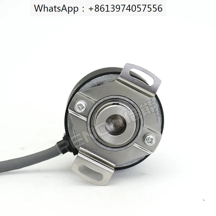 

The new HES-1024-2MD incremental photoelectric rotary encoder has an outer diameter of 38mm and a semi-hollow mandrel of 8mm