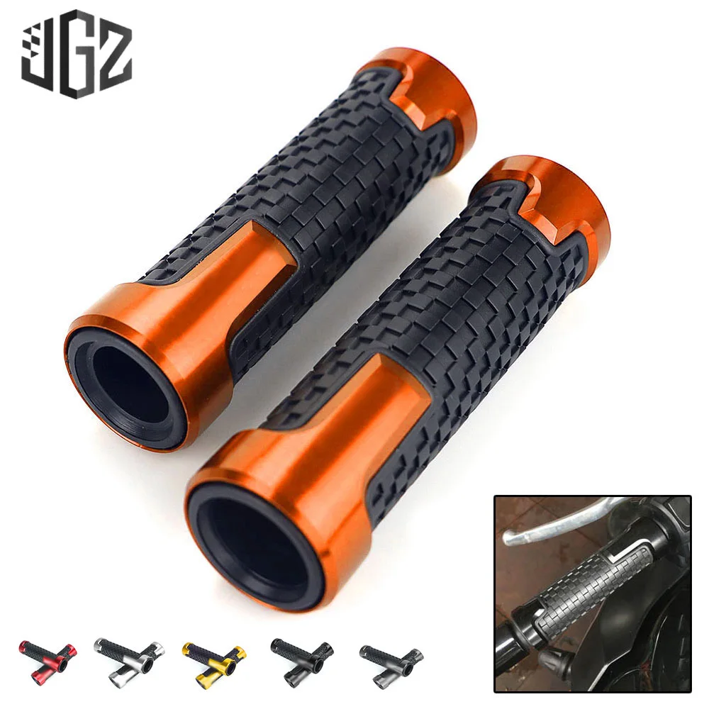 Motorcycle CNC Aluminum Rubber Gel 22mm Handle Bar Grip Hand Grips for KTM DUKE 125 250 150 390 200 690 790 SX XC 2013 - 2023