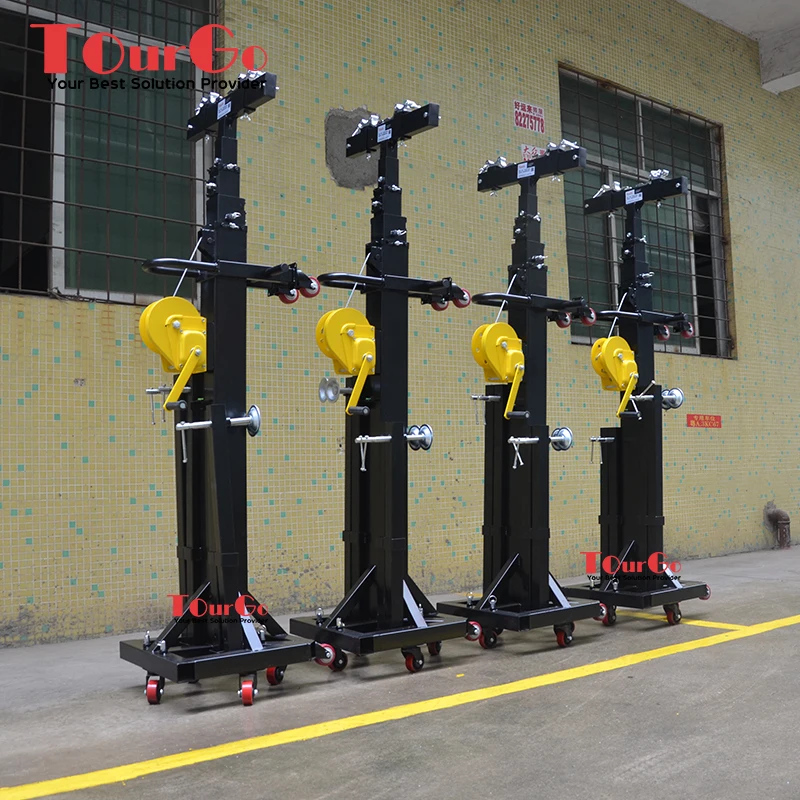 Heavy Duty Crank up Lifts Line Array Tower Lift