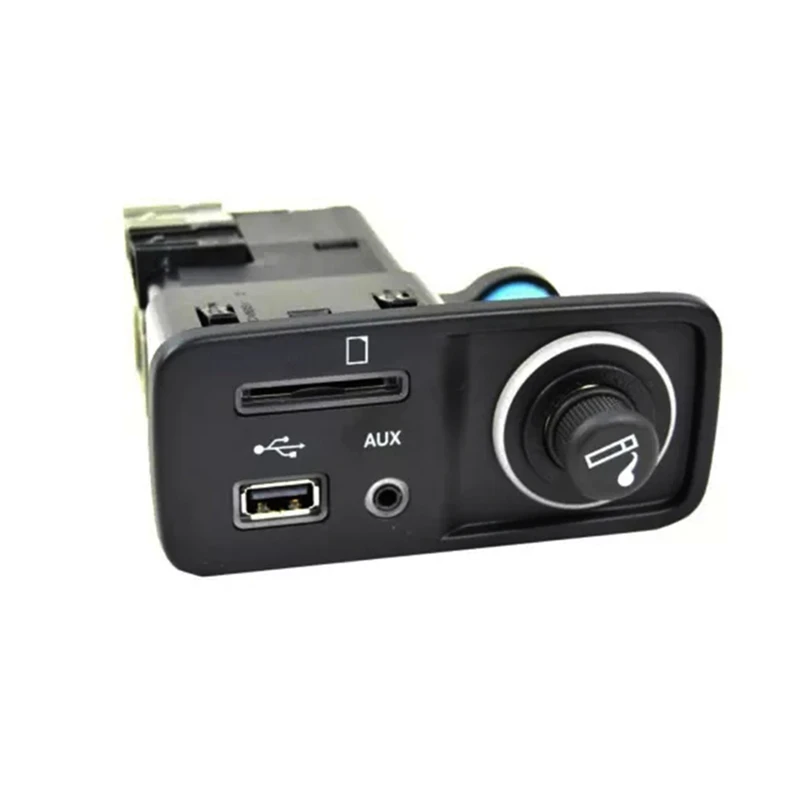 Car Media Input Port DS Card USB AUX Jack Auxiliary Assembly For Jeep Cherokee Kl 2017 68139536AC 68139536