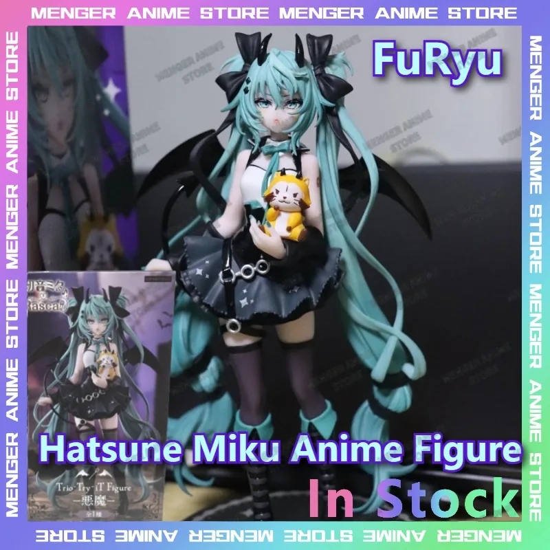 

FuRyu TTI Hatsune Miku & Devil Rascal Raccoon Collaborative Collectible Figure Toys PVC Anime Model Figurine Doll Gifts in Stock