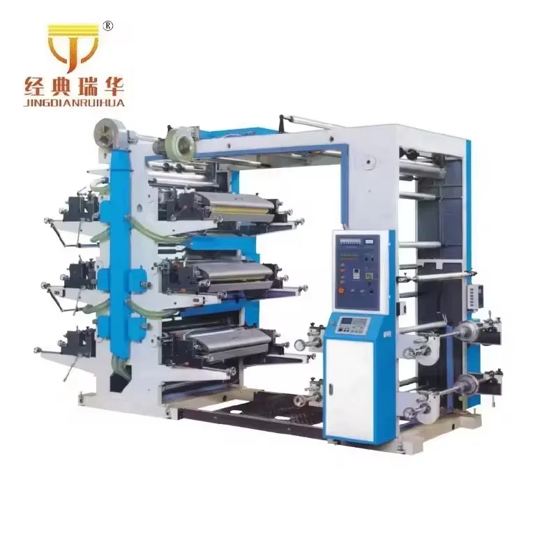 YG Customized Reliable 6-Color Automatic Flexographic Printing Machine For Paper And Plastic Bag Label Printing With Letterpress