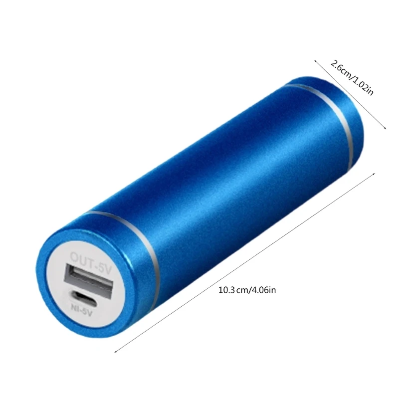 1 шт. Power Bank, чехол для зарядки, USB-входной выход, чехол Powerbank для 18650/21700, держатель батареи, аккумулятор в комплект не входит