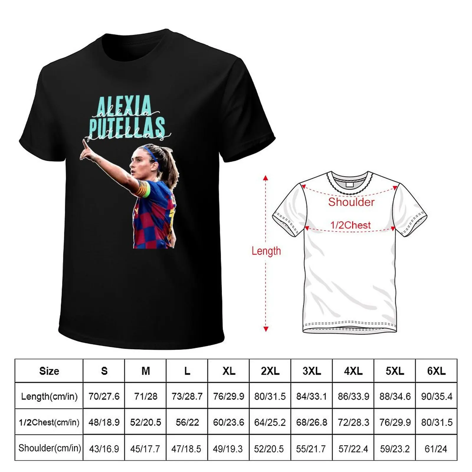 Alexia Putellas T-Shirt Quick Dry Training Short Sleeve Tee
