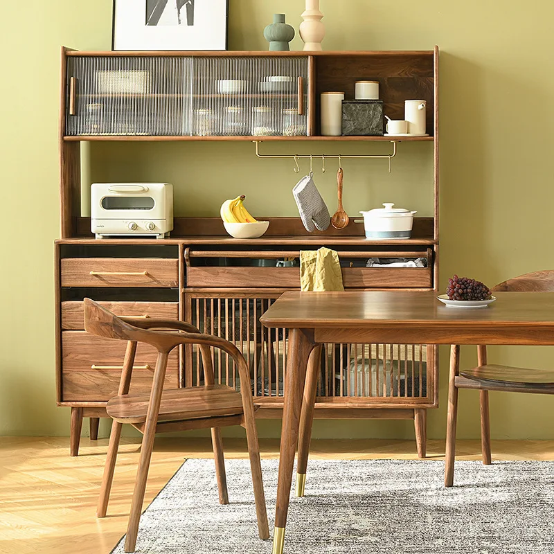 

Customizable Nordic small apartment solid wood simple tea locker