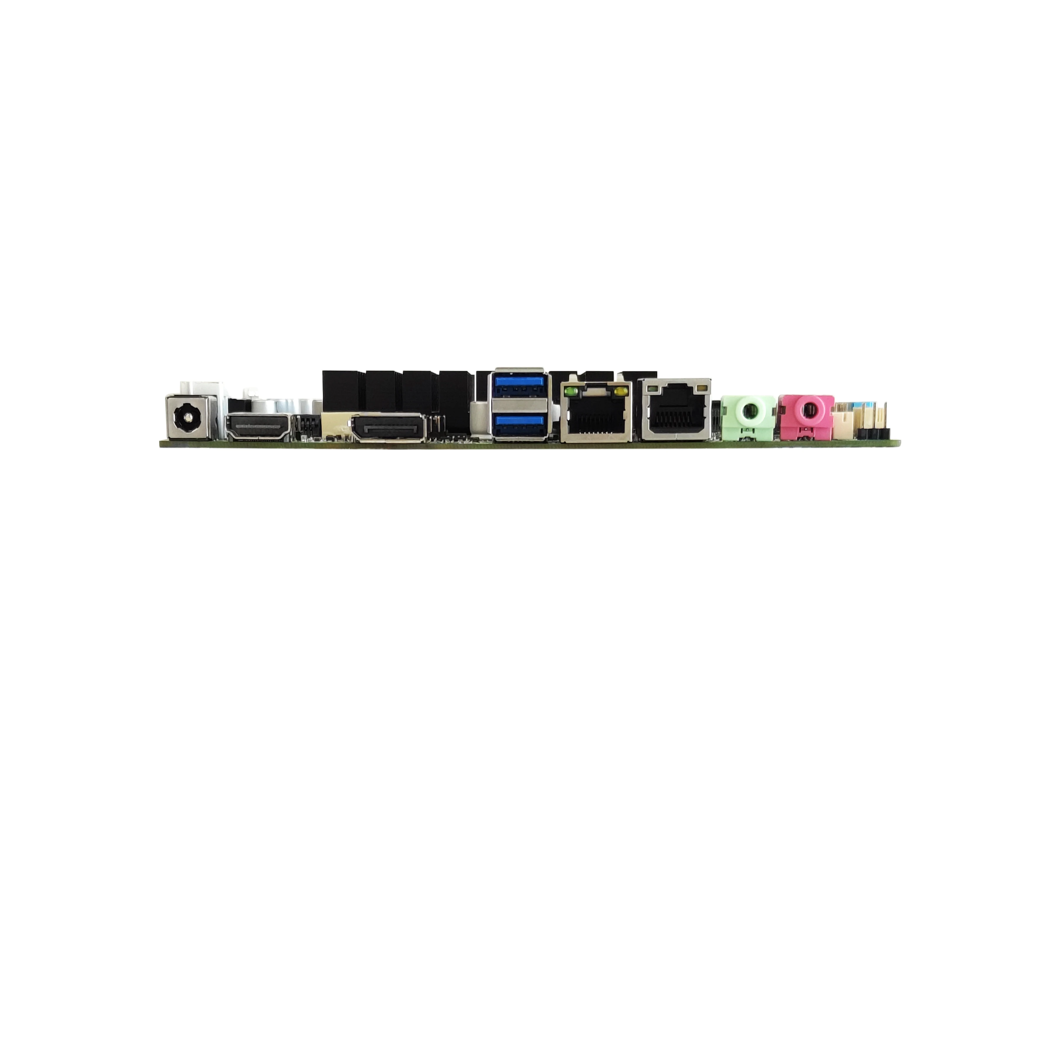 ELSKY in-tel cerelon j4125 J6412 N100 cpu fanless Mini-ITX Motherboard VGA/DP 10COM low power consumption 1/2lan motherboard