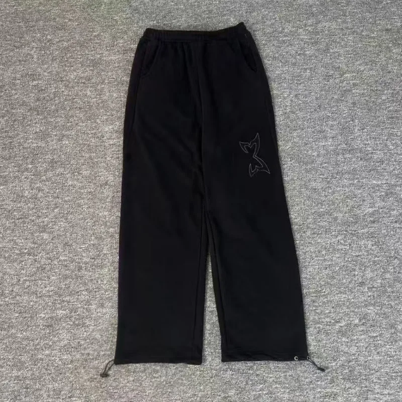 

Спортивные штаны Mertra с настоящими фотографиями, осенне-зимние новые мужские и женские длинные брюки MERTRA с эластичной резинкой на талии и узором бабочки с логотипом