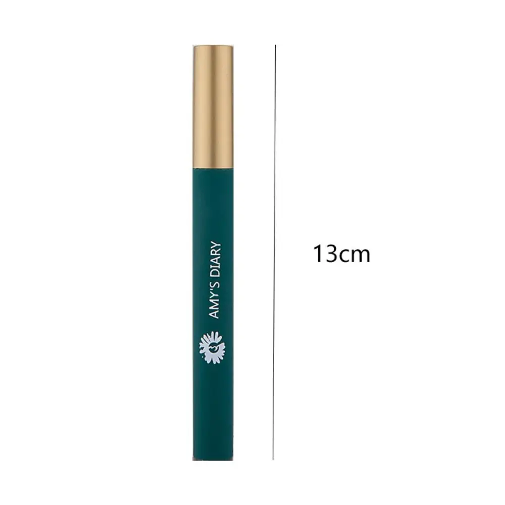 Rímel ultrafino com cabeça de escova pequena, à prova d'água, cílios finos, preto, maquiagem profissional natural