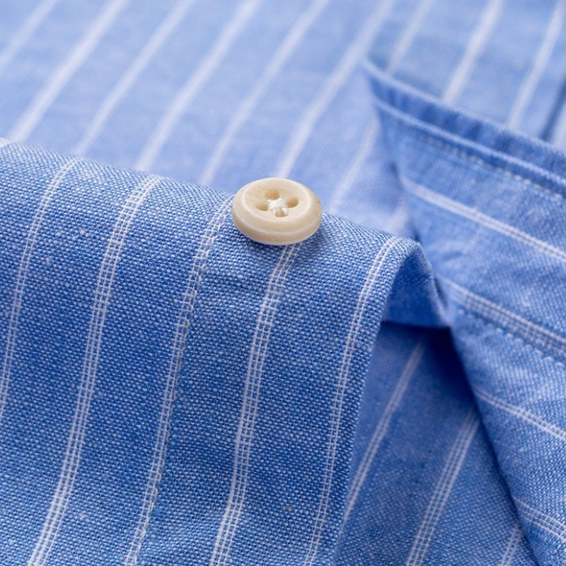 4XL 3XL Cotton Linen Shirts Longsleeve Shirt for Man Solid Color Casual Camisa Men Long Sleeve Shirt Easy Care High Quality