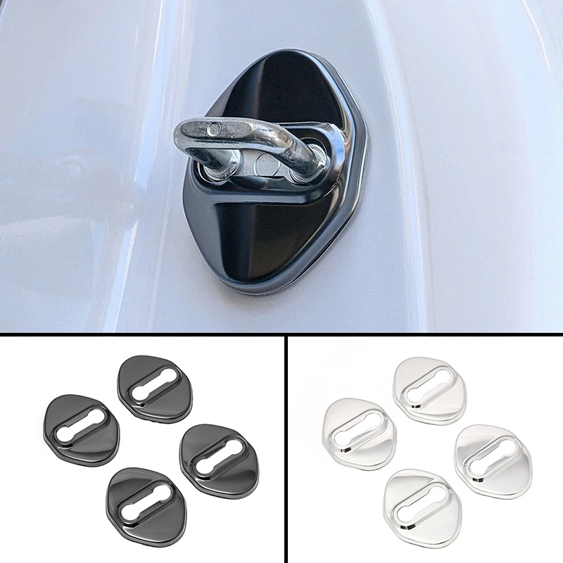 

Car Door Lock Cover For Toyota Corolla RAV4 Camry Prius Reiz Venza Highlander Prado For Mazda 2 3 6 CX3 CX5 CX30 CX50 CX60 BT50