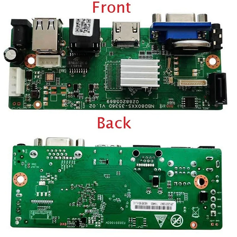 สายเครื่องบันทึกวีดีโอดิจิตอลเครือข่าย NVR H265/H264 16Chx4k 5MP สาย SATA 1เส้นสำหรับตรวจจับการเคลื่อนไหว P2P ระบบรักษาความปลอดภัยแบบ CMS XMEYE