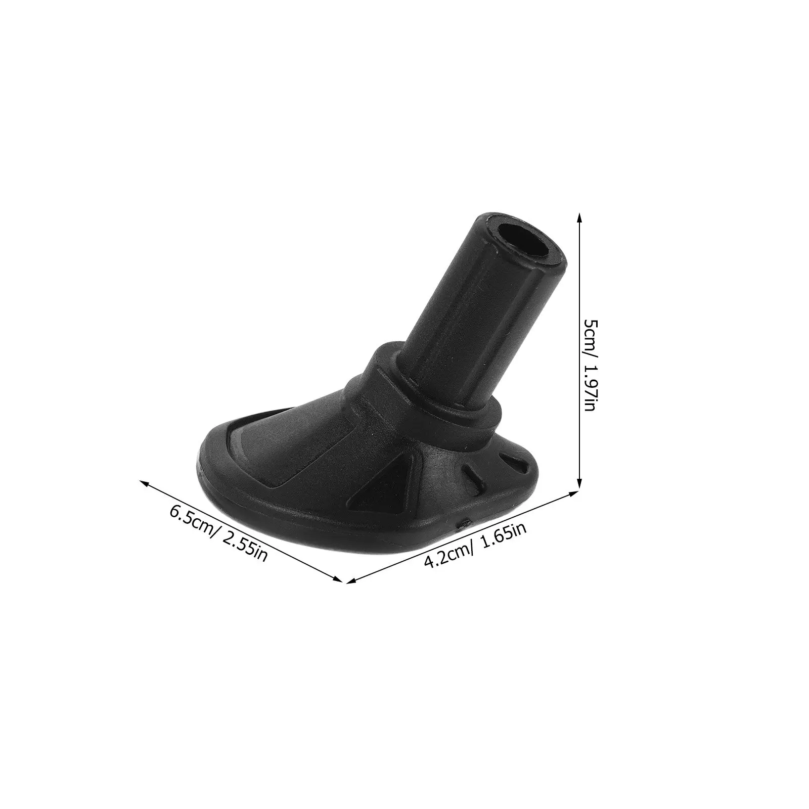 Motorcycle Stand Pad Kickstand Puck Coaster Plate for Side Mount Kick Stand Enhanced Stability Anti Slip Ground Protector Black