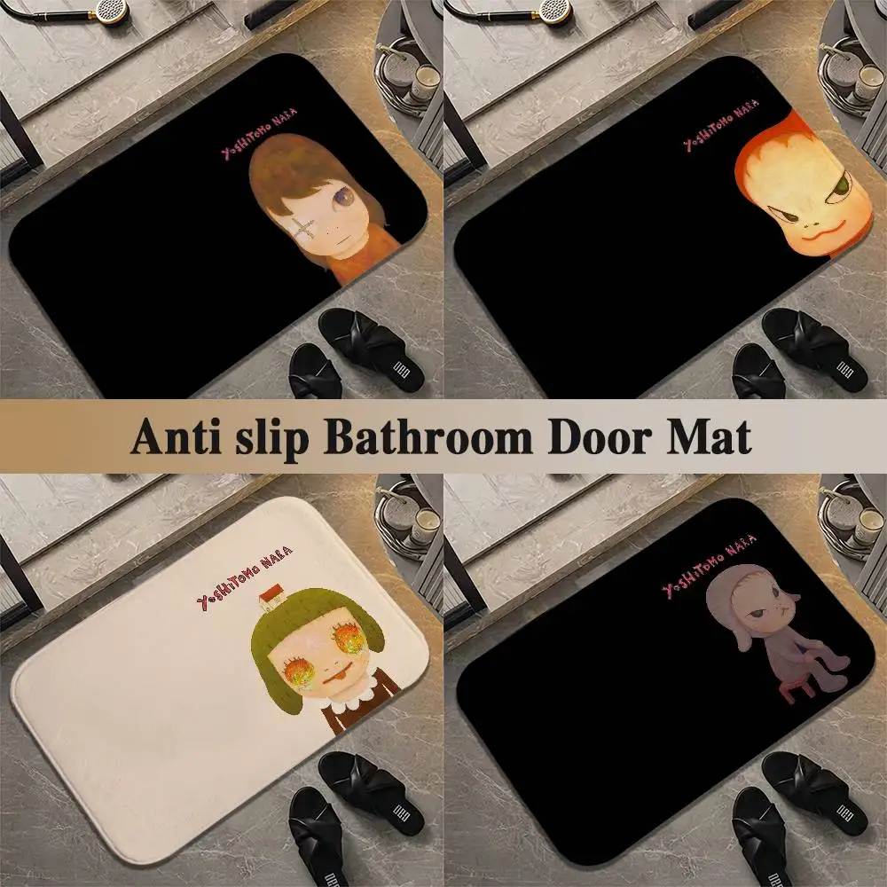 

Yoshitomo Nara Floor Mat Printed Large Carpets Living Room And Bedroom Carpets Bathroom Anti Slip Door MATS Small Carpets