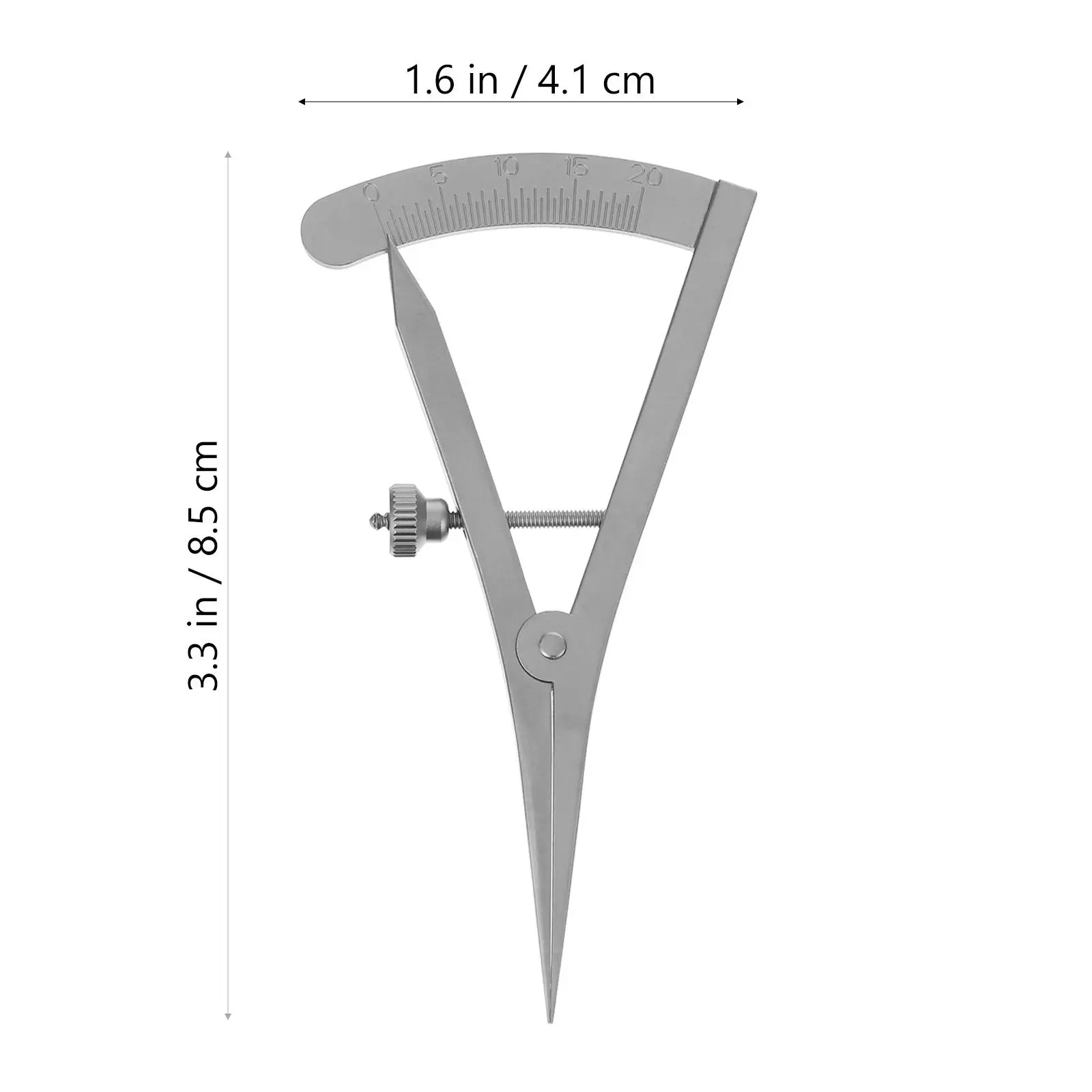Stainless Steel Double Eyelid Gauge Eyelid Measurement Tool Ruler For Measuring Scale Portable Gift