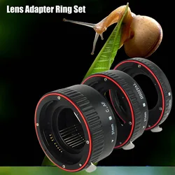 Auto Focusing Macro Extension Lens Adapter Tube Rings Set for Canon EOS EF Mount