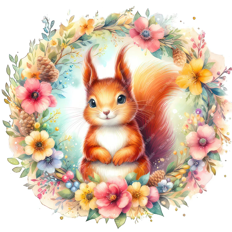 Three Ratels Forest Animal Cartoon Wall Stickers for kid's Bedroom Decoration Car decals