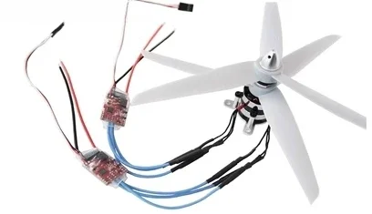 DZP30 Coaxial Double Propeller Brushless Motor 30g Counter Rotating Motor F3P