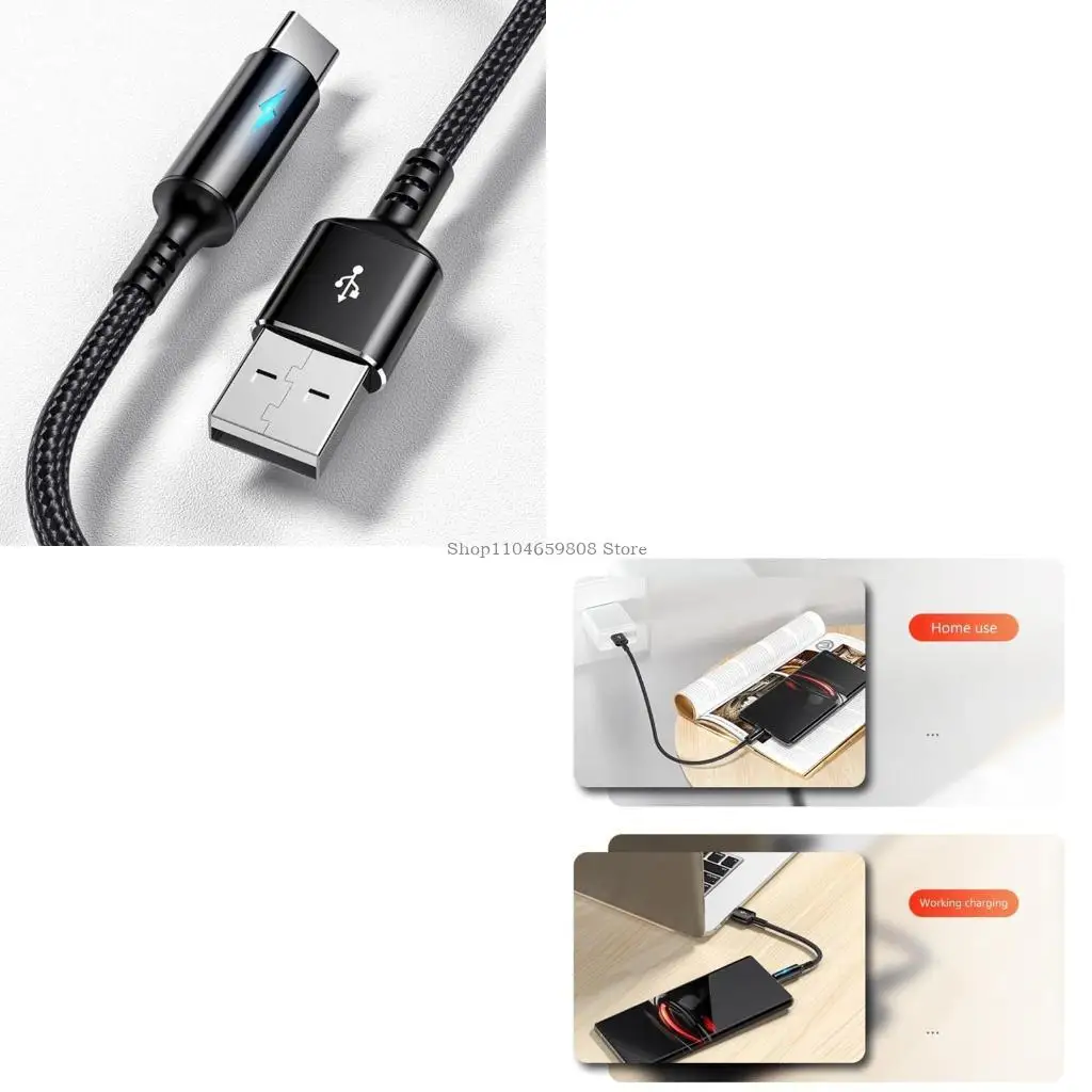

Durable Nylon Braided USB C Type C Cable for Computer Laptop