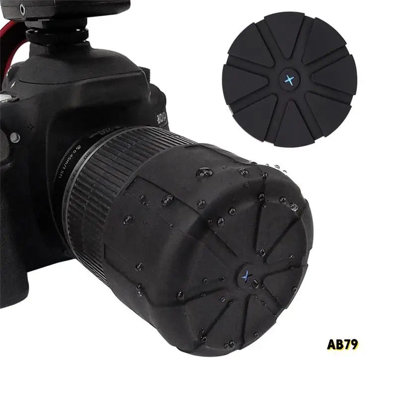 12Pcs Waterproof Silicone Universal Lens Cap Cover For 65-90Mm DSLR Camera Lenses