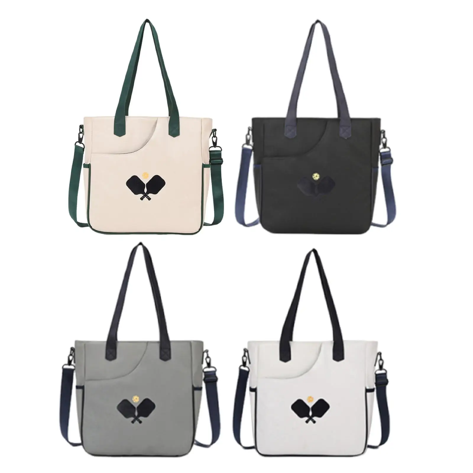 

Compact pickleball handbag with adjustable strap for easy carrying