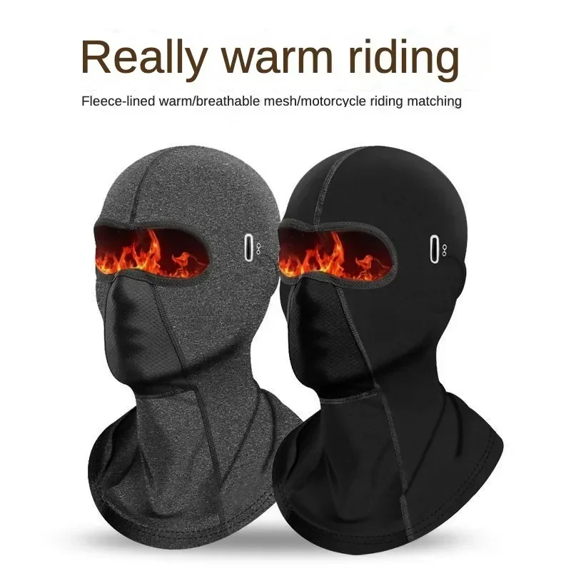 Inverno quente balaclava chapéu respirável ciclismo boné esporte ao ar livre capa facial completa cachecol motocicleta bicicleta capacete forro gorras hombre