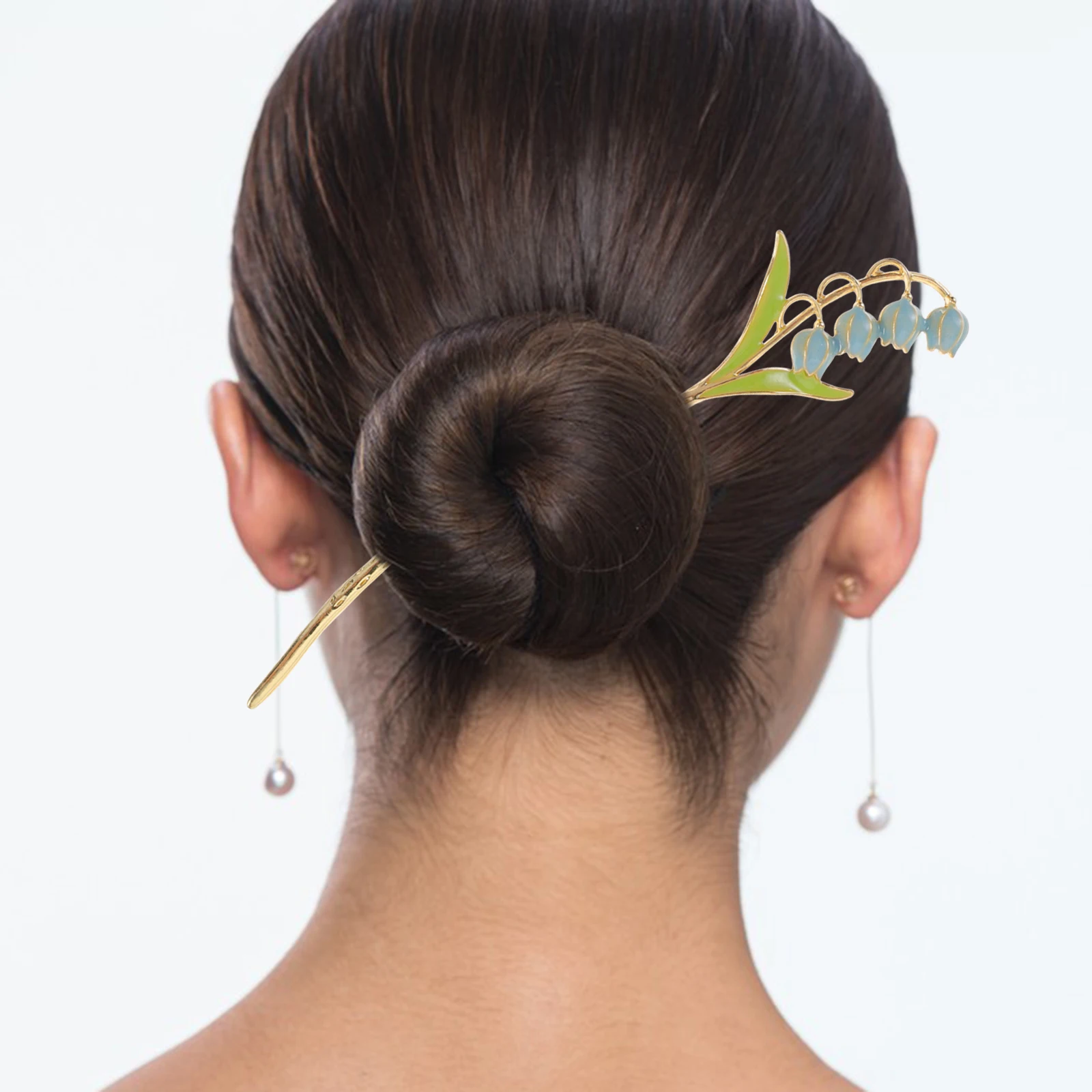 

2Pcs Women Hair Stick Chinese Style Vintage Metal Hair Chopstick Exquisite Ancient Design Firm Hold Bun Accessory Gift for Hanfu