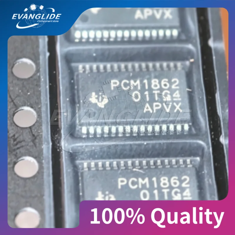 1 PCS/LOT PCM1862DBTR TSSOP-30 Analog Input 24-bit 92kHz Stereo PCM1862 TSSOP-30 analog-to-digital conversion chip