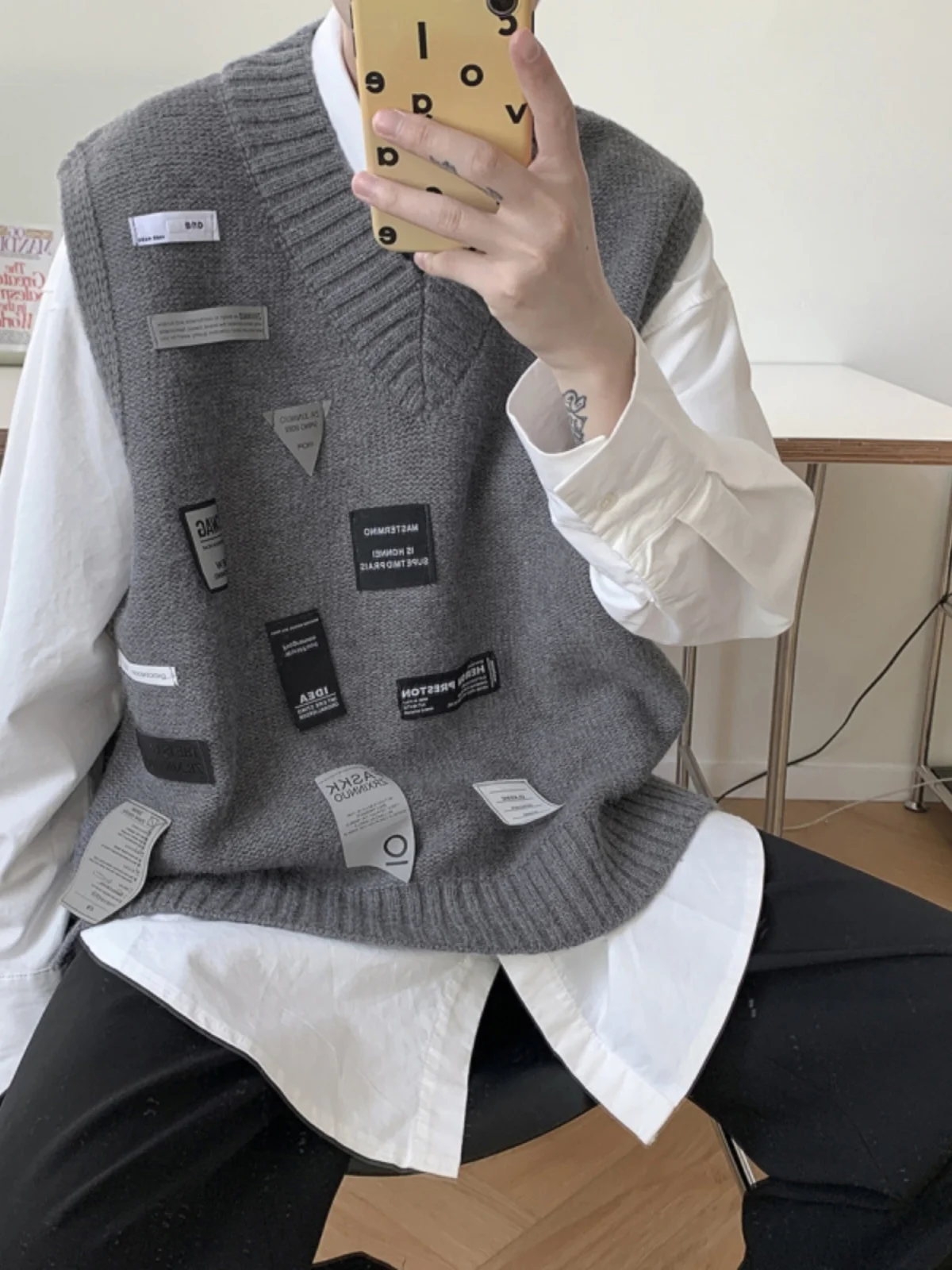 Retro Knitted Sweat… - image