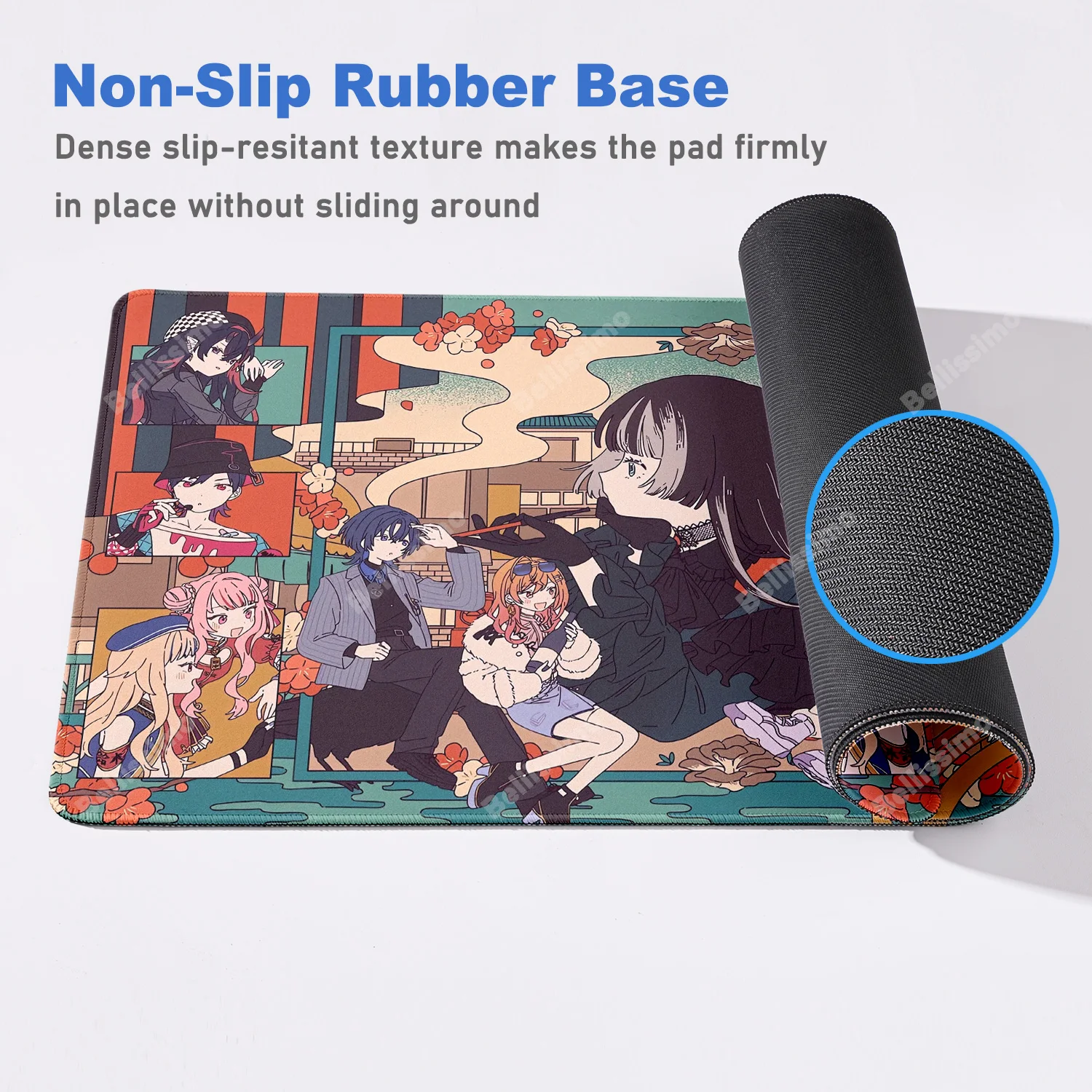 أنيمي فتاة مكتب حصيرة J Kufuutei Raden ماوس الوسادة PC خزانة الوسادة E-الرياضة السجاد البساط الألعاب اكسسوارات ألعاب XXL لوحة المفاتيح Tablemat