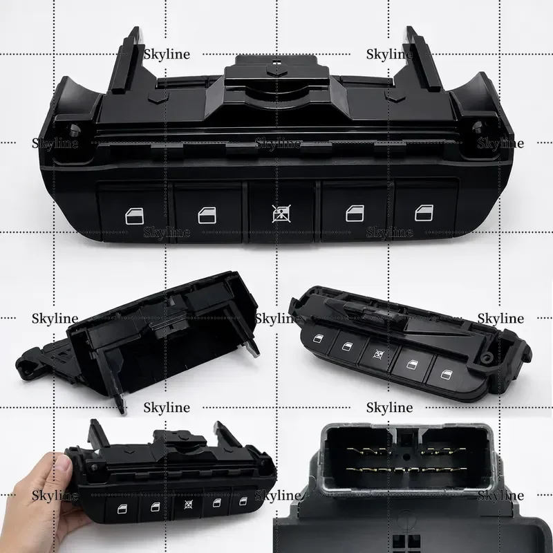 Power Window Main Switch Assembly 93570H7000WK 93570-H7000 For Kia Soluto 2018-2024 Auto Electric Control Button Replacement