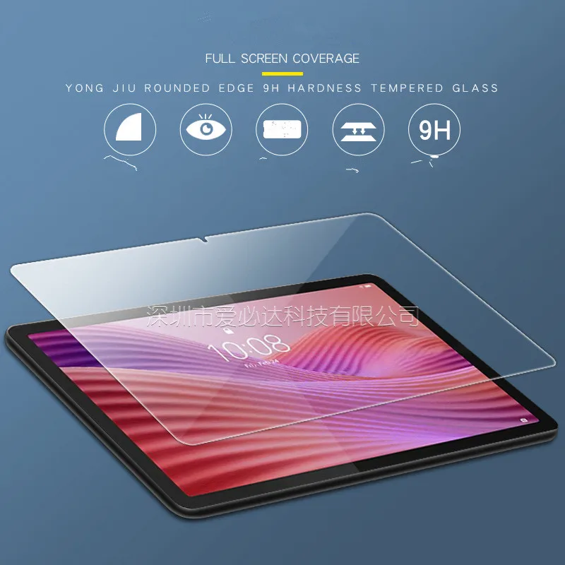 Protector de pantalla de vidrio templado de cubierta completa para Lenovo Tab K10 Gen 2, película protectora para tableta de 10,1 pulgadas