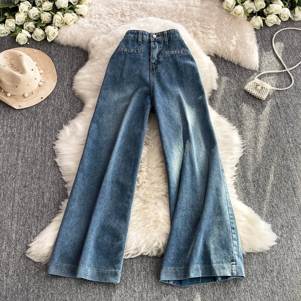 Blue Wide Leg Pants… - image