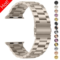 Stainless Steel Strap for Apple Watch Ultra 2 Band 49mm 40mm 44mm 46mm 42mm 41mm 45mm Bracelet IWatch Series 10 9 8 7 SE 6 5 4 3